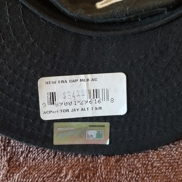 New Era Toronto Blue Jays Game Baseball Cap Fitted 7-5/8 Retro Logo - Picture 7 of 8